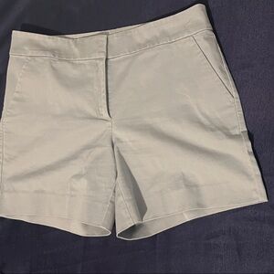 LOFT Stone Gray Tailored Shorts